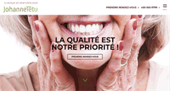 Desktop Screenshot of cliniquejohannetetu.com